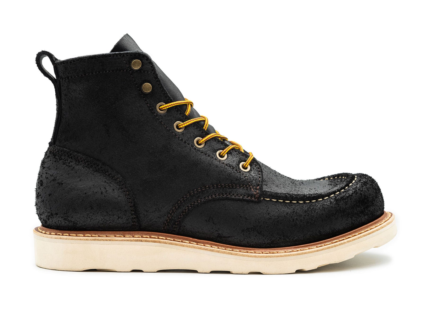 Black Oiled Rough Out | Moc Toe – Truman Boot Co.