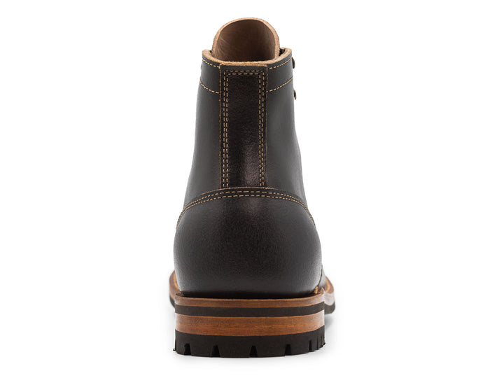 Black Waxed Flesh | Cap Toe