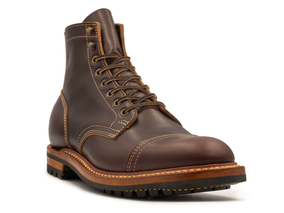 Brown Double Shot | Cap Toe