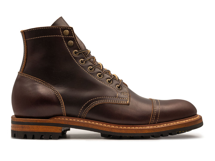 Brown Double Shot | Cap Toe