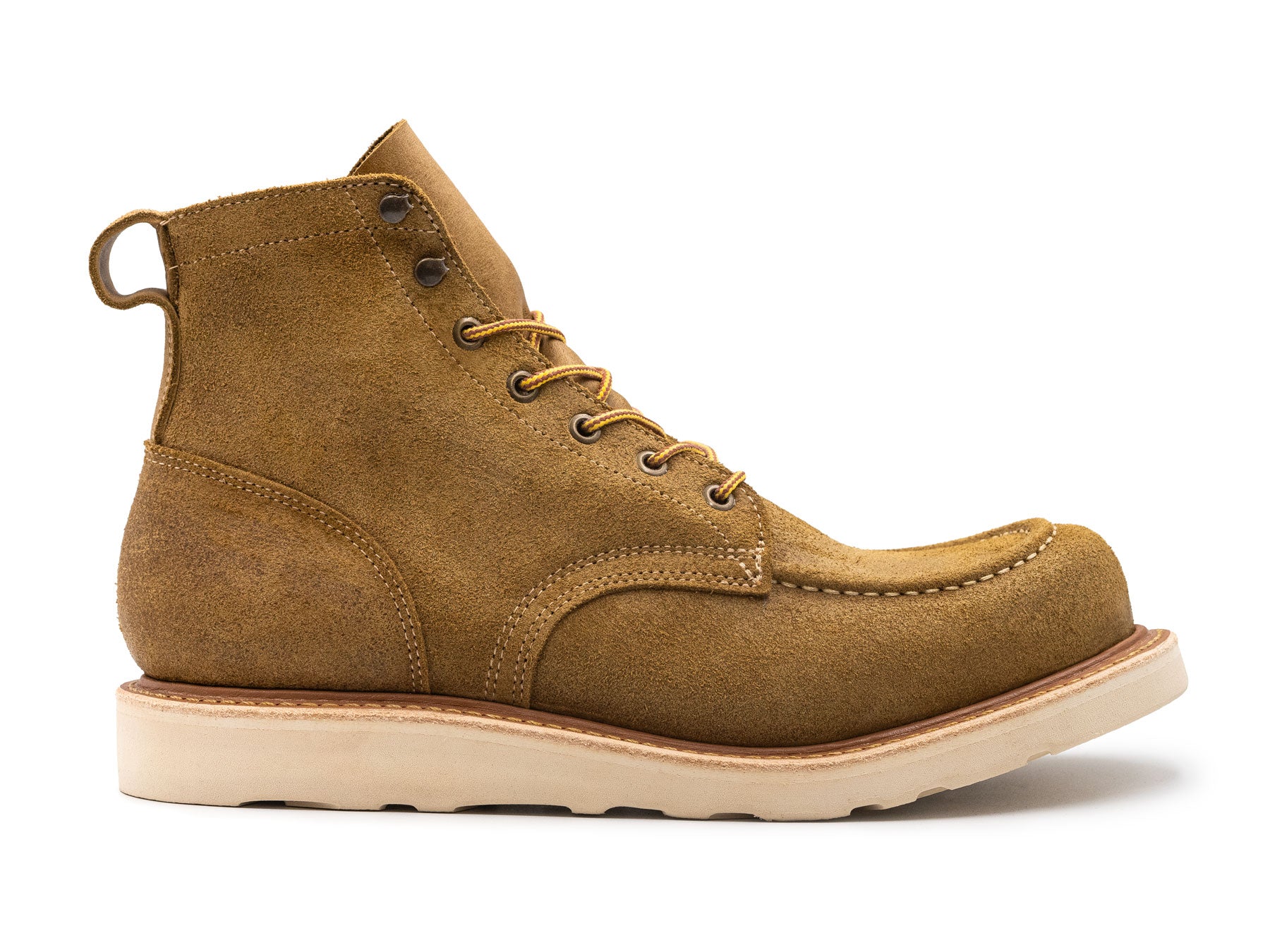 Coyote Oiled Rough Out | Moc Toe – Truman Boot Co.