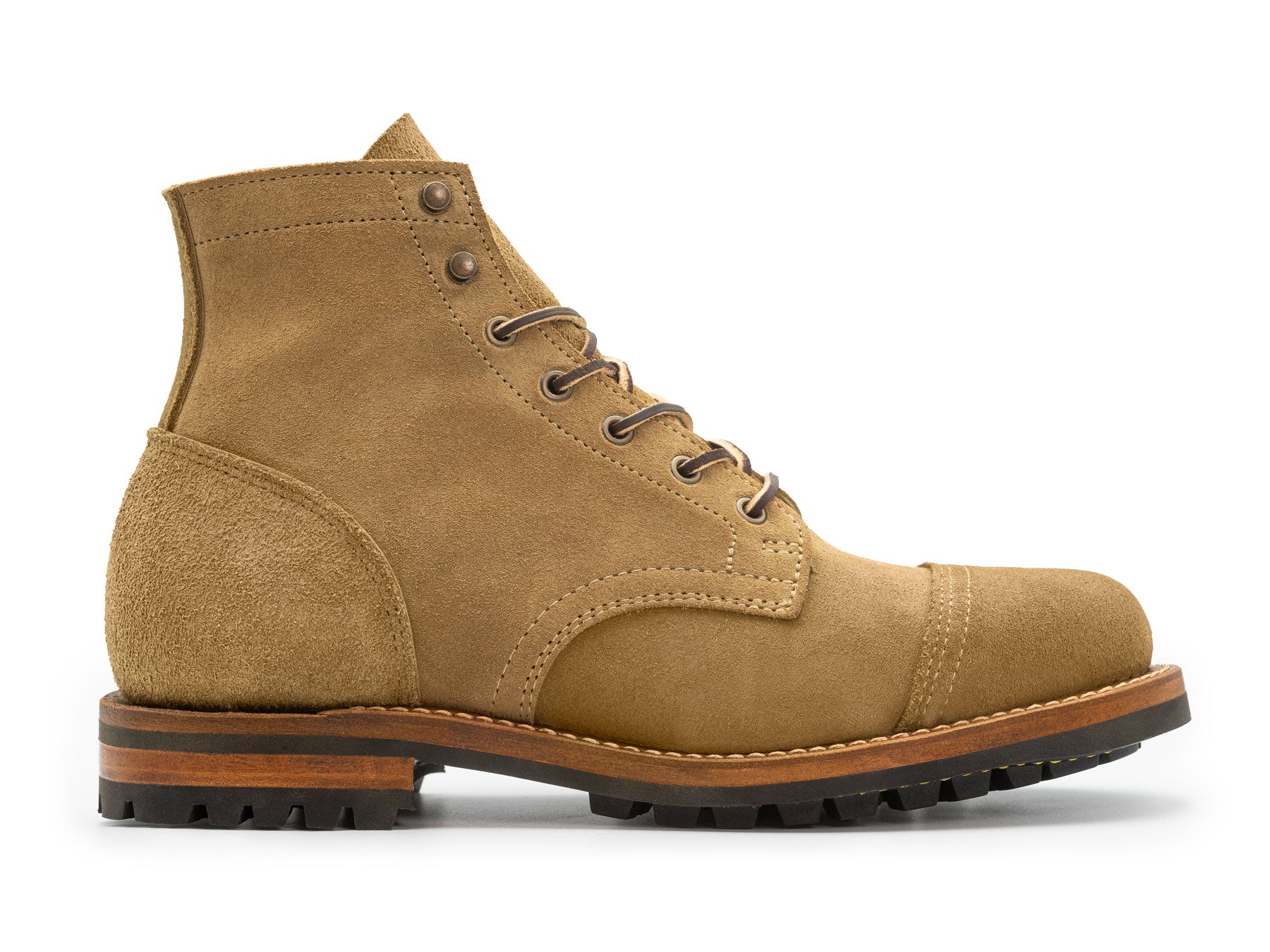 Coyote Rough Out Cap Toe – Truman Boot - Main Image