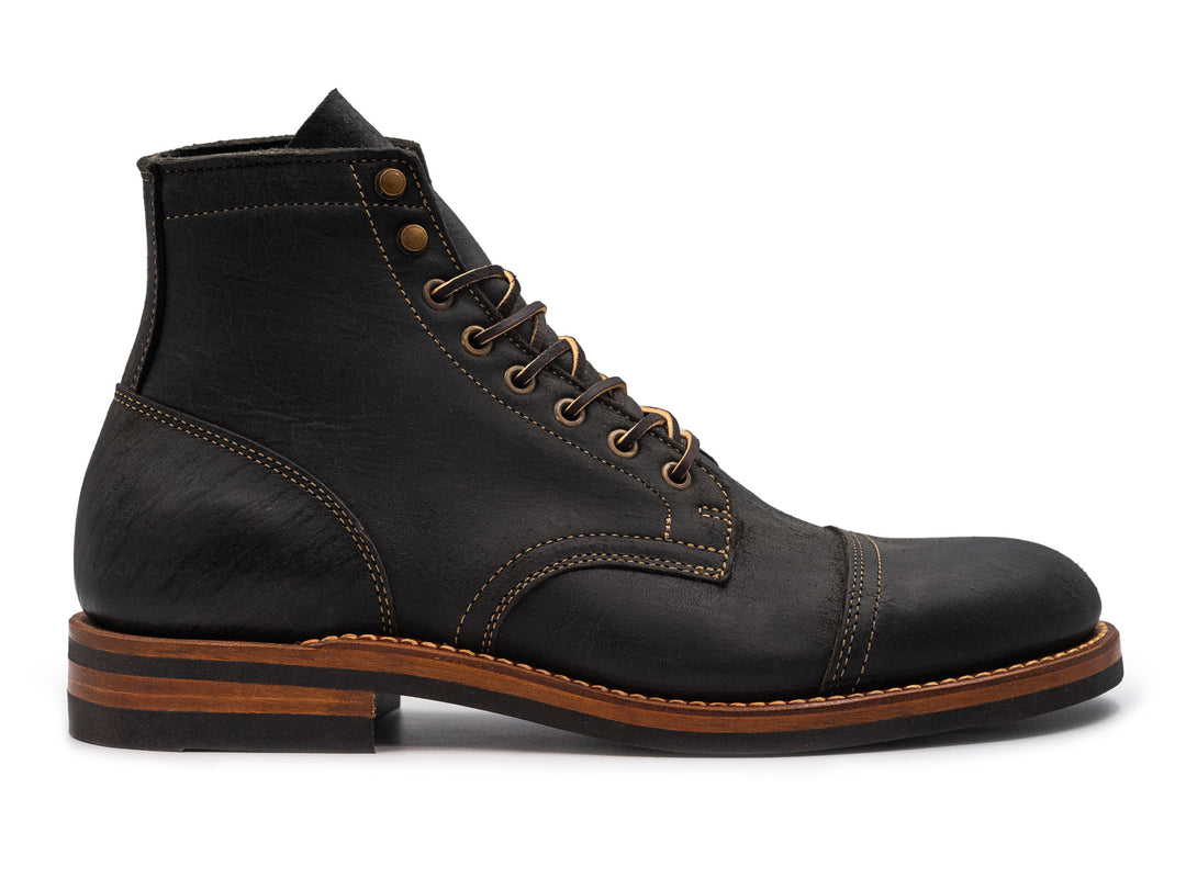 Black Teton Stag Cap Toe | 9.5D