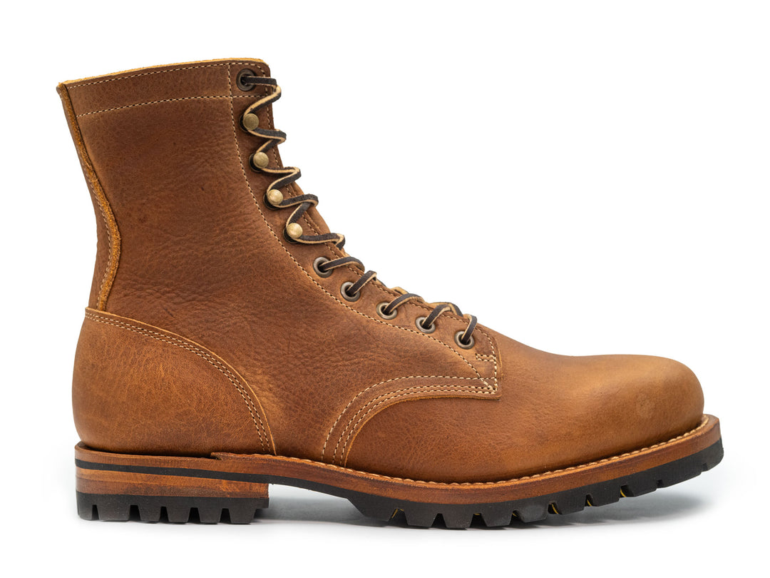 British Tan Grizzly Plain Toe Upland | 10EE