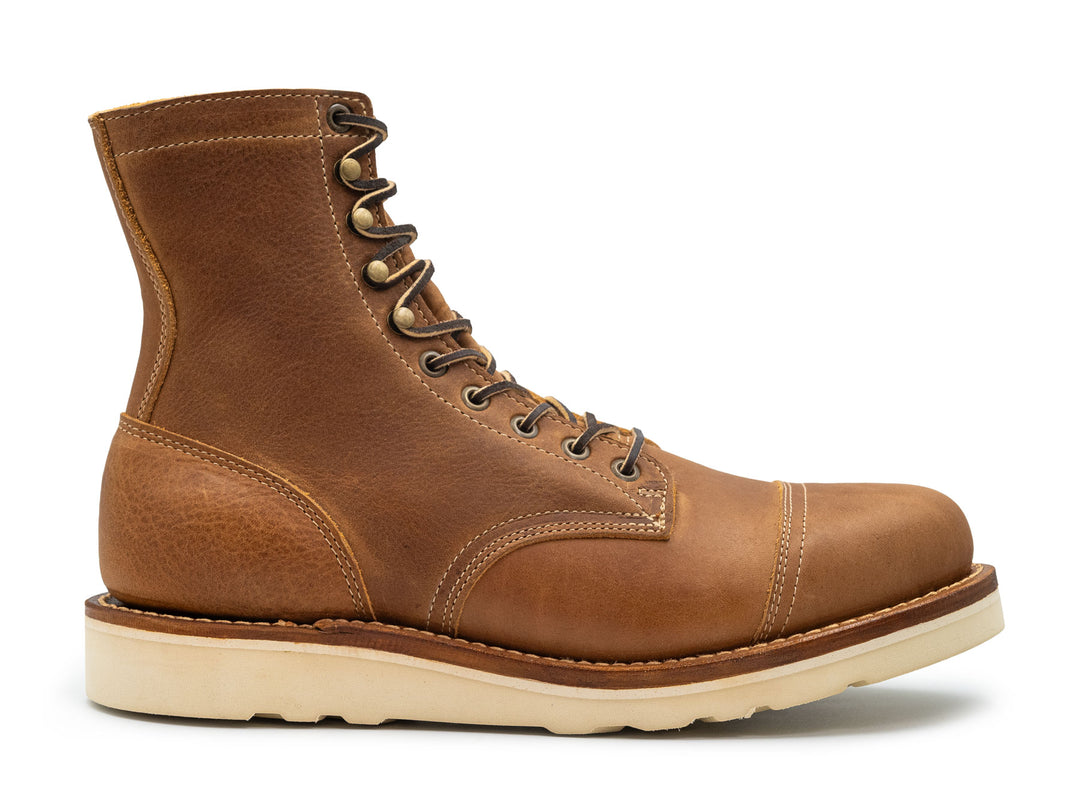 British Tan Grizzly Cap Toe Upland | 9EE