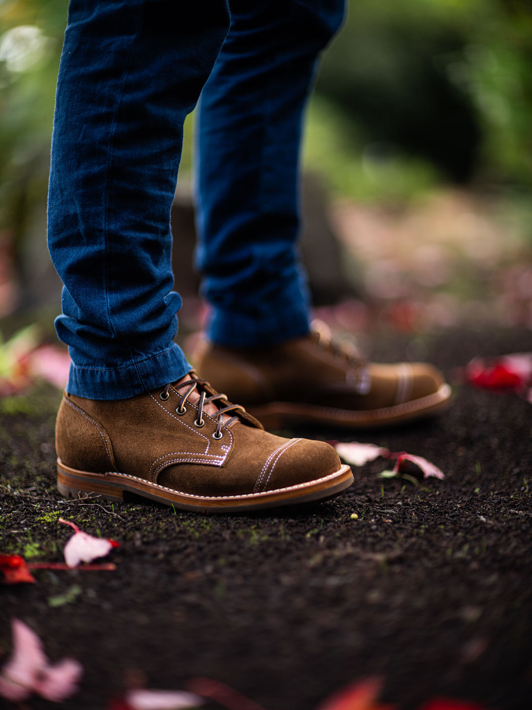 Dark Coyote Rough Out Cap Toe – Truman Boot Co
