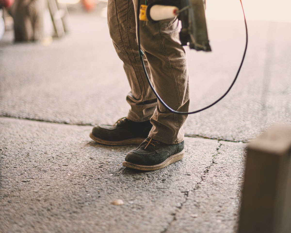 Black Oiled Rough Out | Moc Toe – Truman Boot Co.