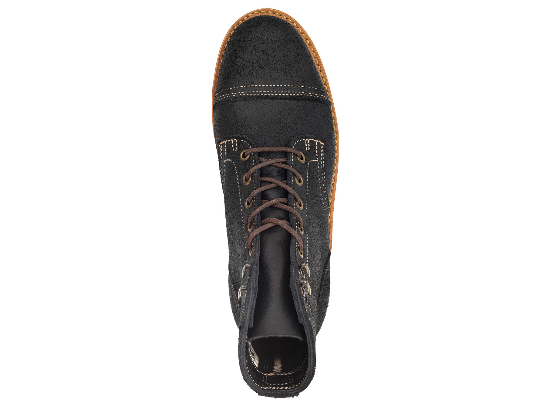 Black Oiled Rough Out | Cap Toe – Truman Boot Co.