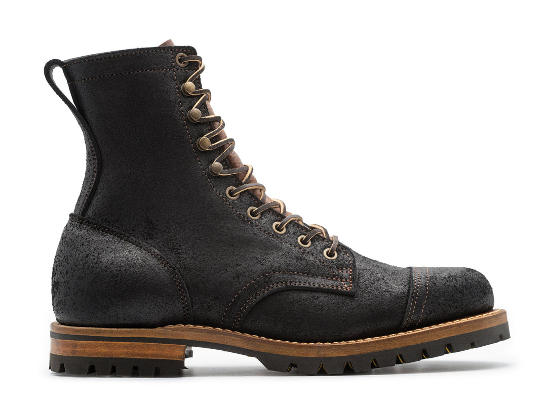 Doc Rough Out Black Oiled Rough Out – Truman Boot Co.