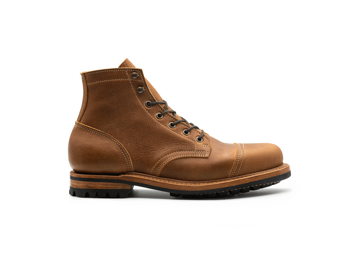British Tan Grizzly | Cap Toe