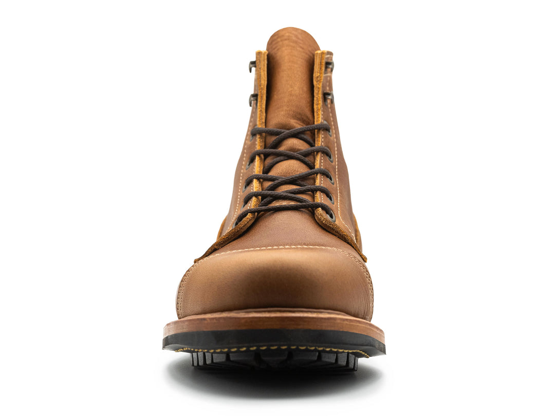 British Tan Grizzly | Cap Toe