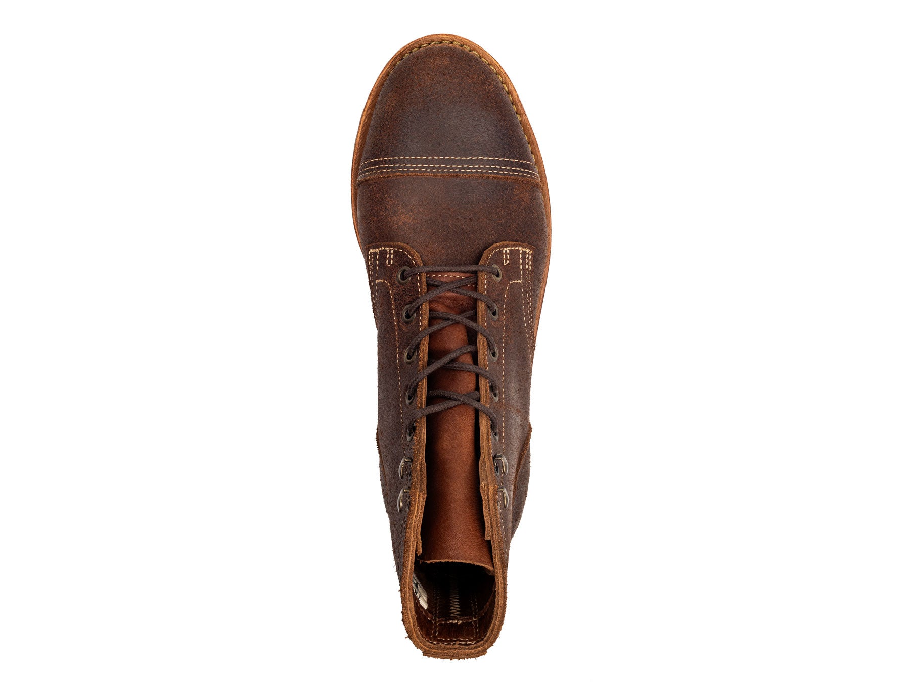 Doc Rough Out Brown Oiled Rough Out | Cap Toe – Truman Boot Co.