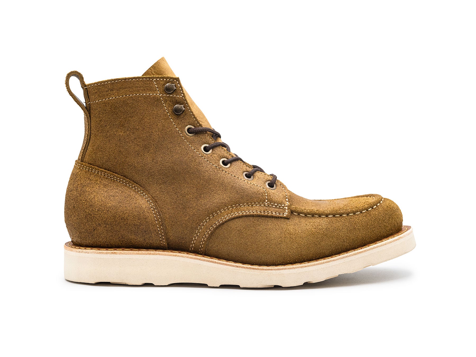 Coyote Oiled Rough Out | Moc Toe – Truman Boot Co.
