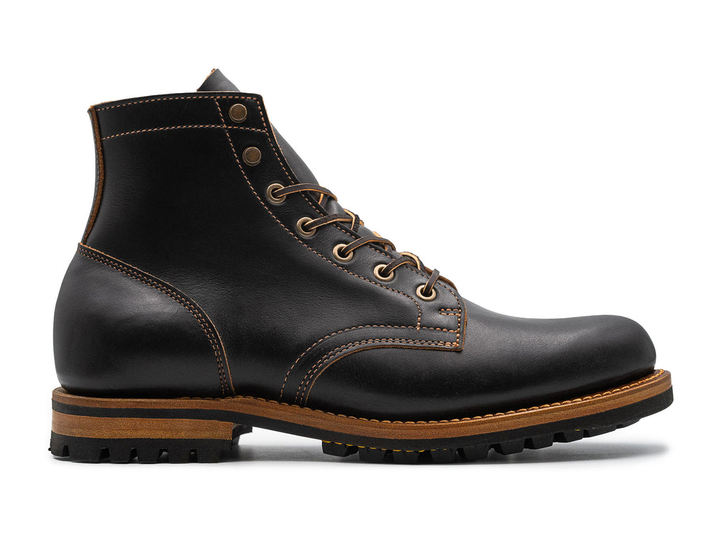 Tanner’s Black Leather Ankle Boots Side Zip Men’s Size 14 / EU 48 New Condition Men Black Zipper Ankle Genuine Leather Boots - Leather Skin Shop main image 4