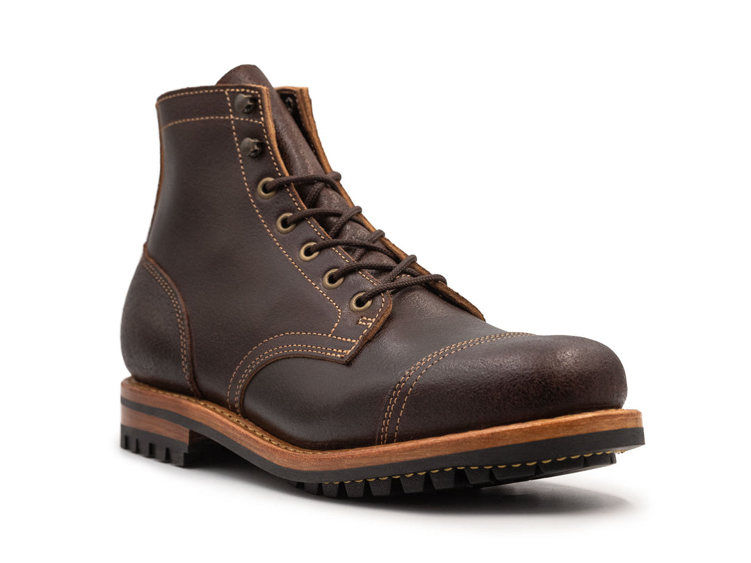 Chocolate Rough Shot | Cap Toe