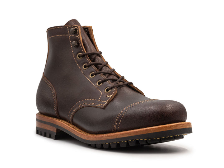 Chocolate Rough Shot | Cap Toe