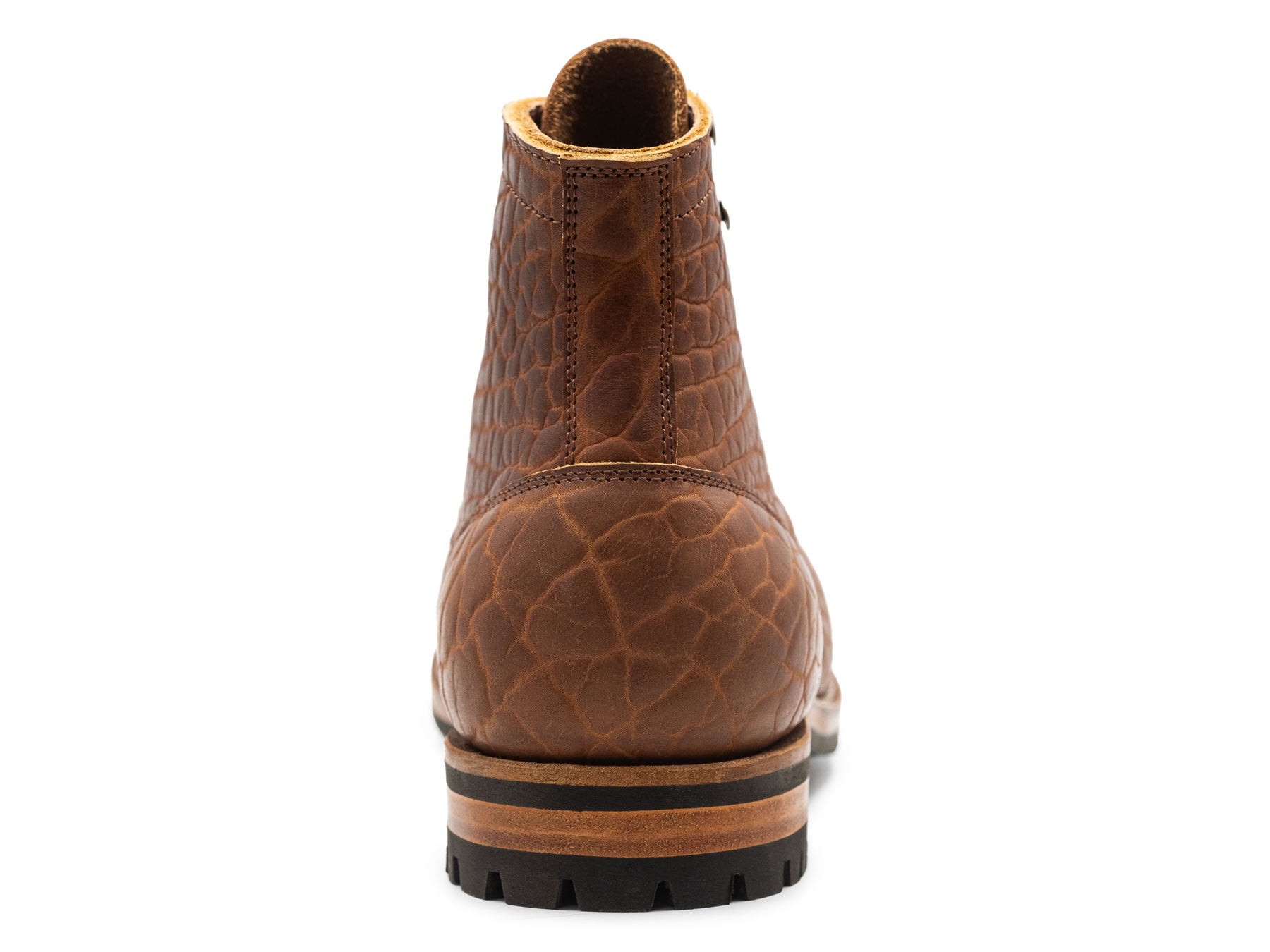 Cognac Shrunken Bison – Truman Boot Co.