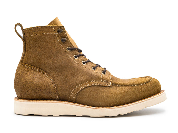 Coyote Oiled Rough Out | Moc Toe