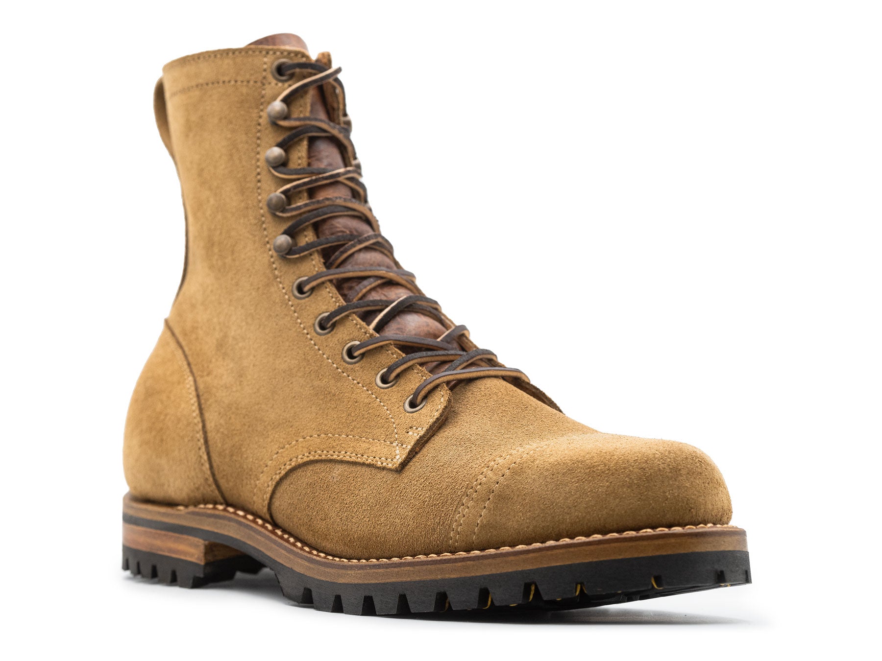 Coyote Rough Out | Cap Toe Upland – Truman Boot Co.