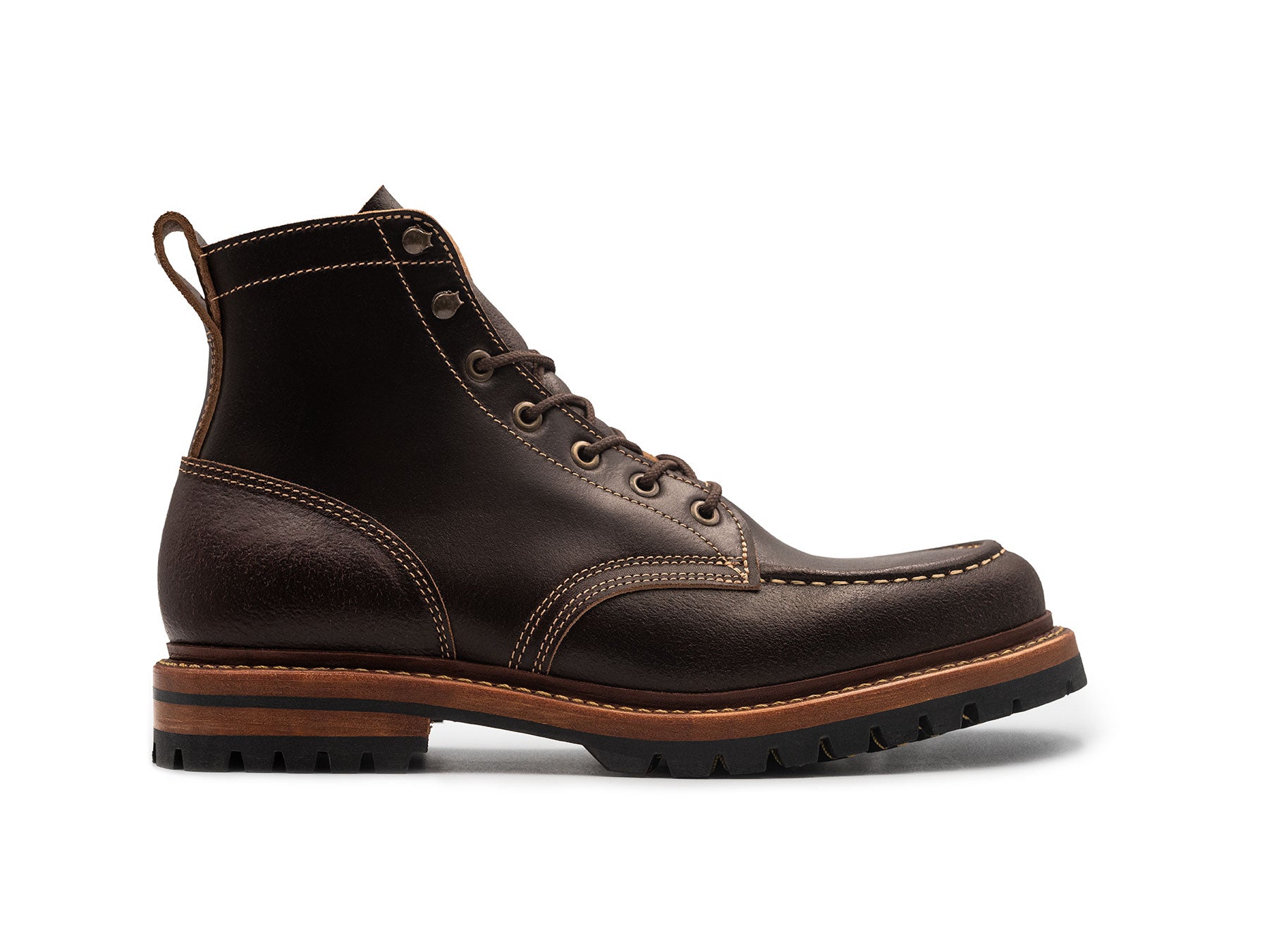 Java Waxed Flesh | Moc Toe – Truman Boot Co. Java Waxed Flesh | Moc Toe – Truman Boot Co.