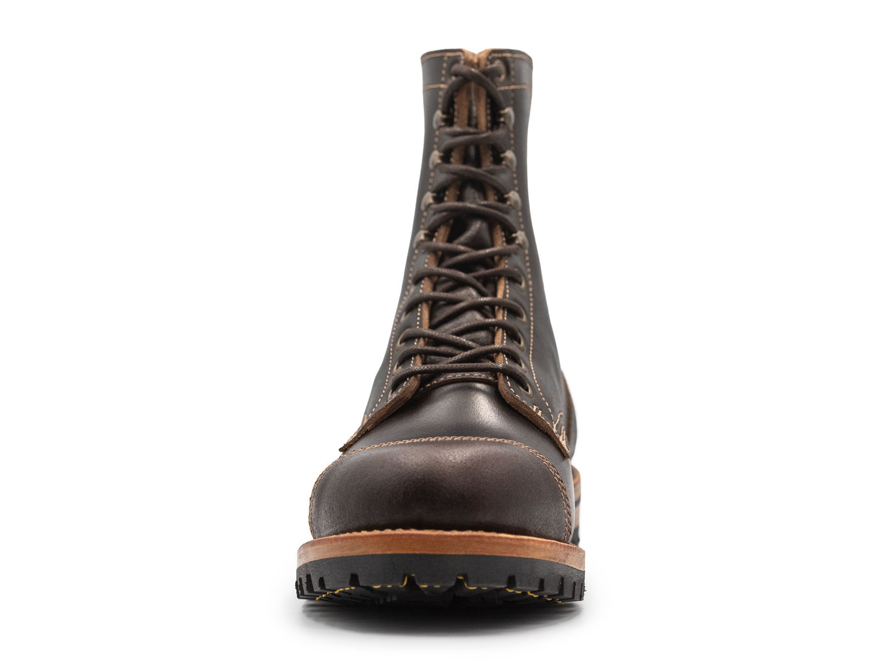 Java Waxed Flesh | Cap Toe Upland – Truman Boot Co.