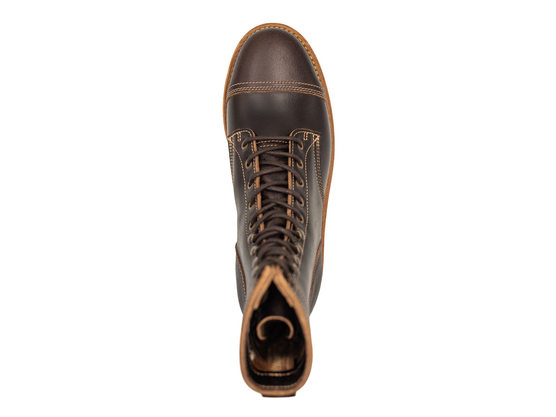 Java Waxed Flesh | Cap Toe Upland – Truman Boot Co.