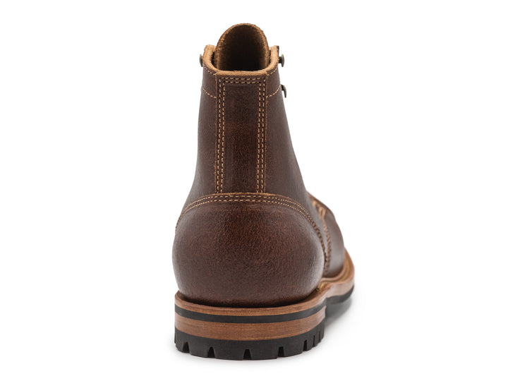 Natural Rough Shot | Cap Toe