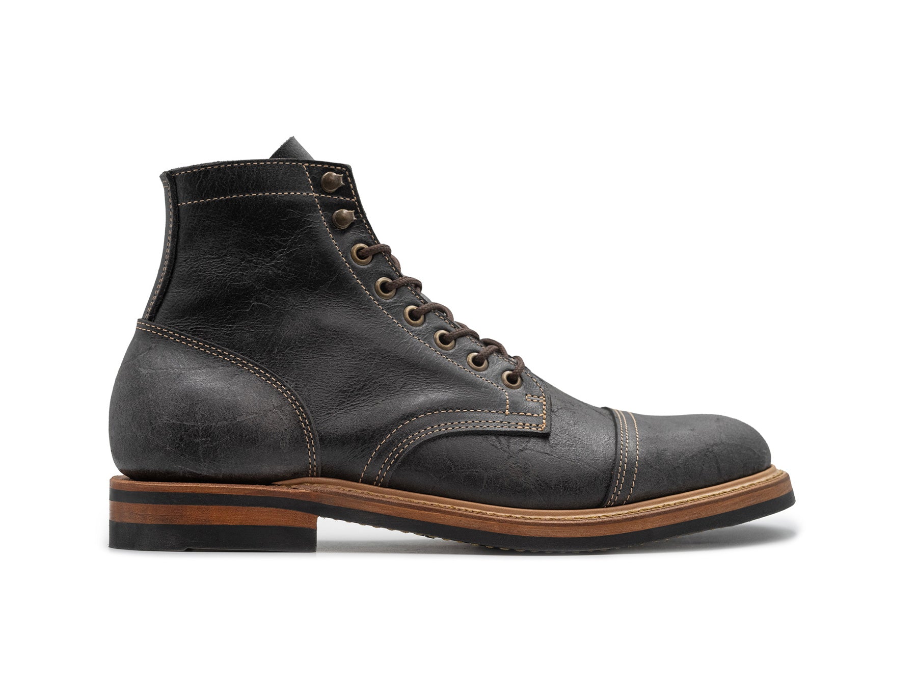 Overcast Crazy Cow | Cap Toe – Truman Boot Co.