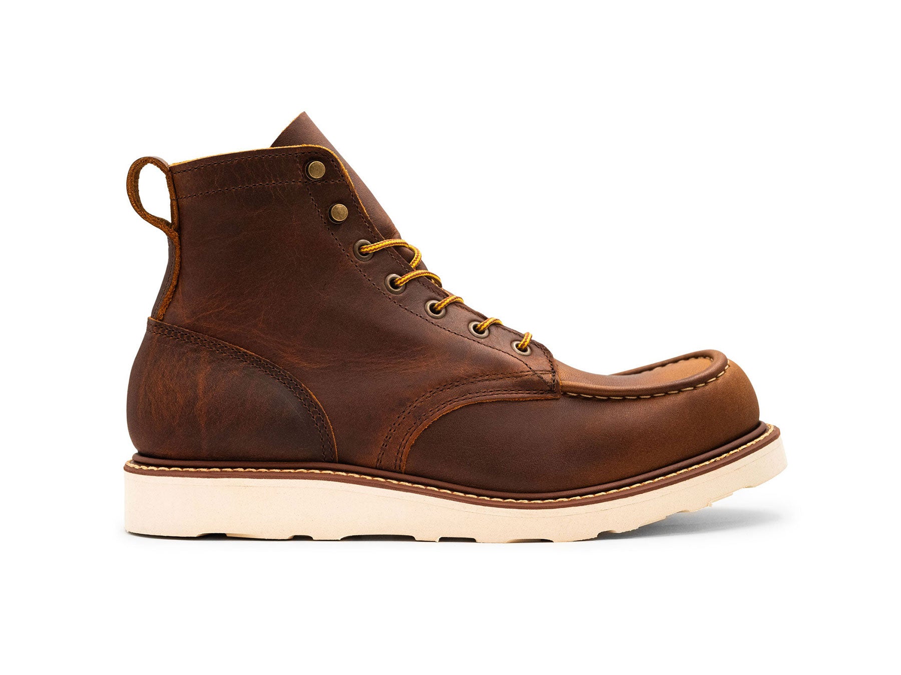 Tobacco Snakebite Moc Toe – Truman Boot
