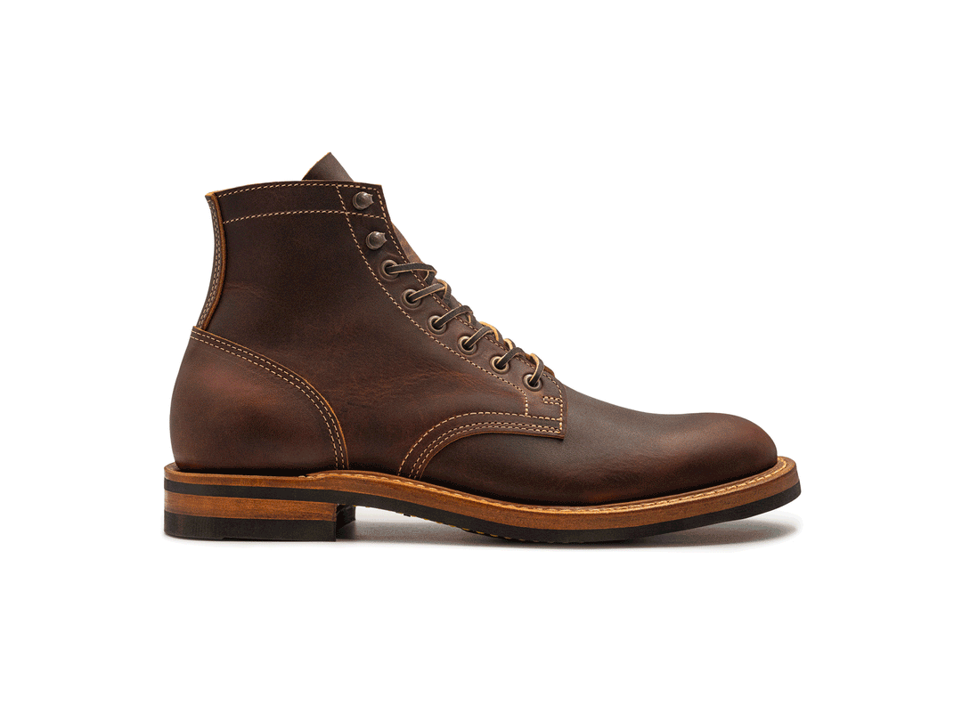 Tobacco Snakebite | Formal Plain Toe