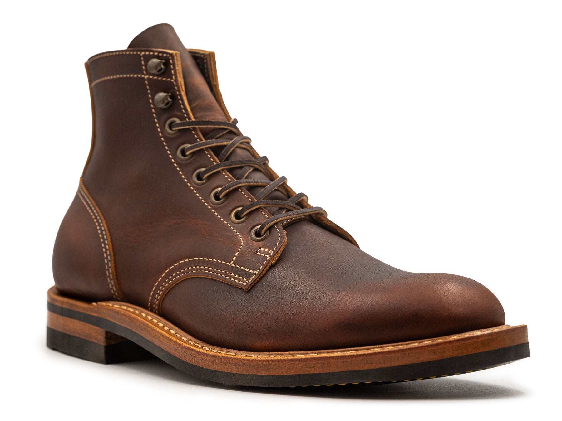 Tobacco Snakebite | Formal Plain Toe – Truman Boot Co.