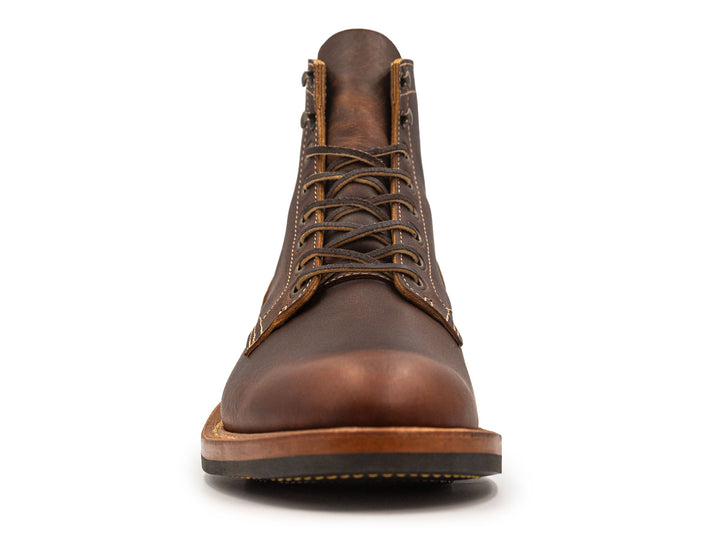 Tobacco Snakebite | Formal Plain Toe